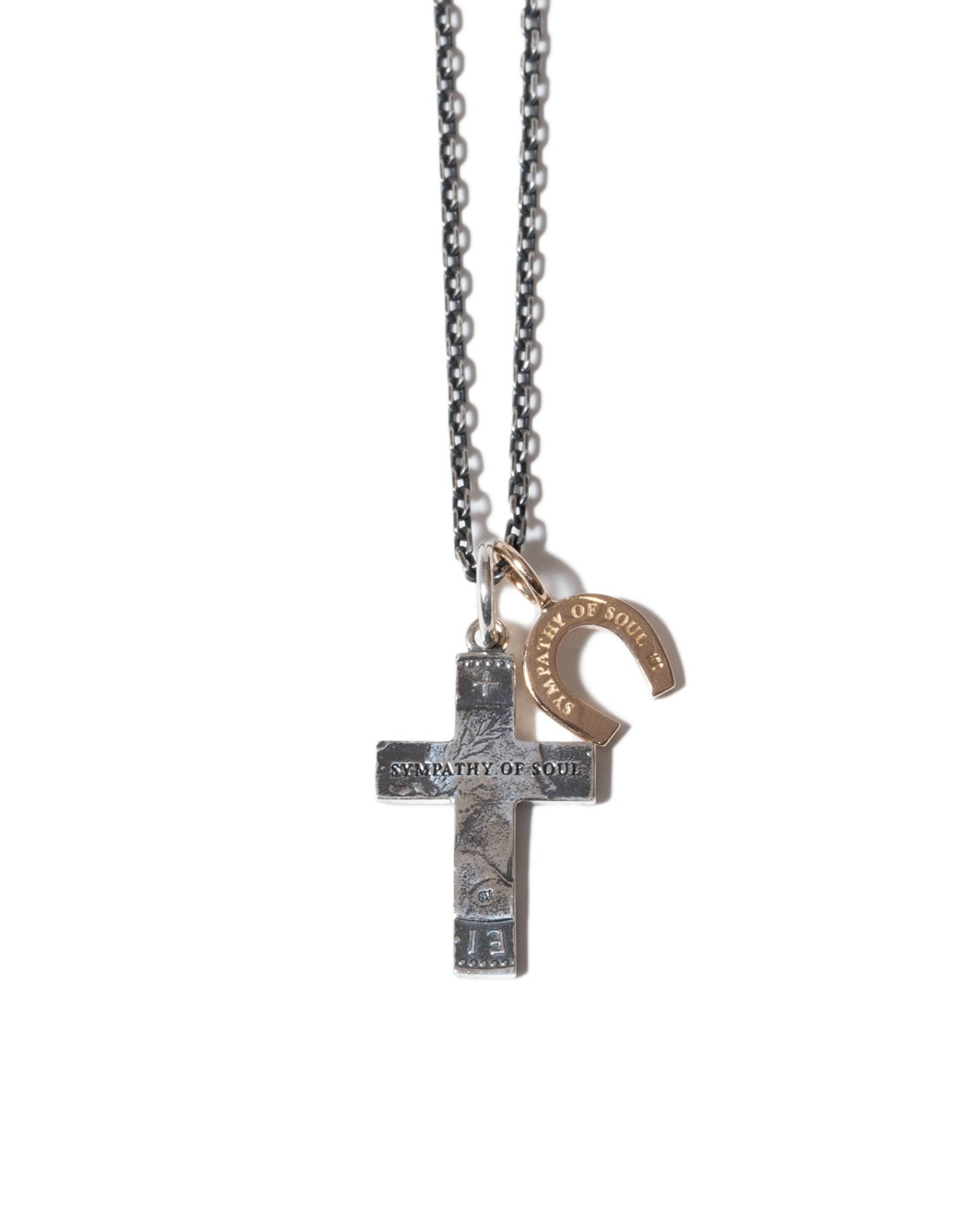 Sympathy of Soul - 1960's Sixpence Large Cross Necklace w/GOOD ...