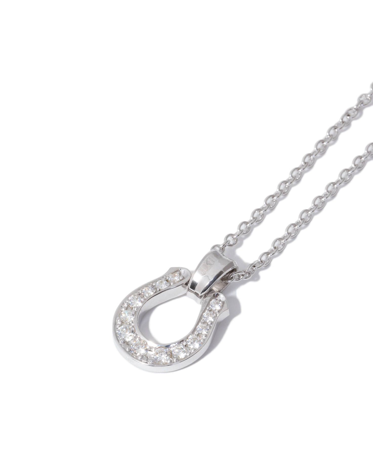 Sympathy of Soul - Horseshoe XL Pendant - Silver with/CZ ホース