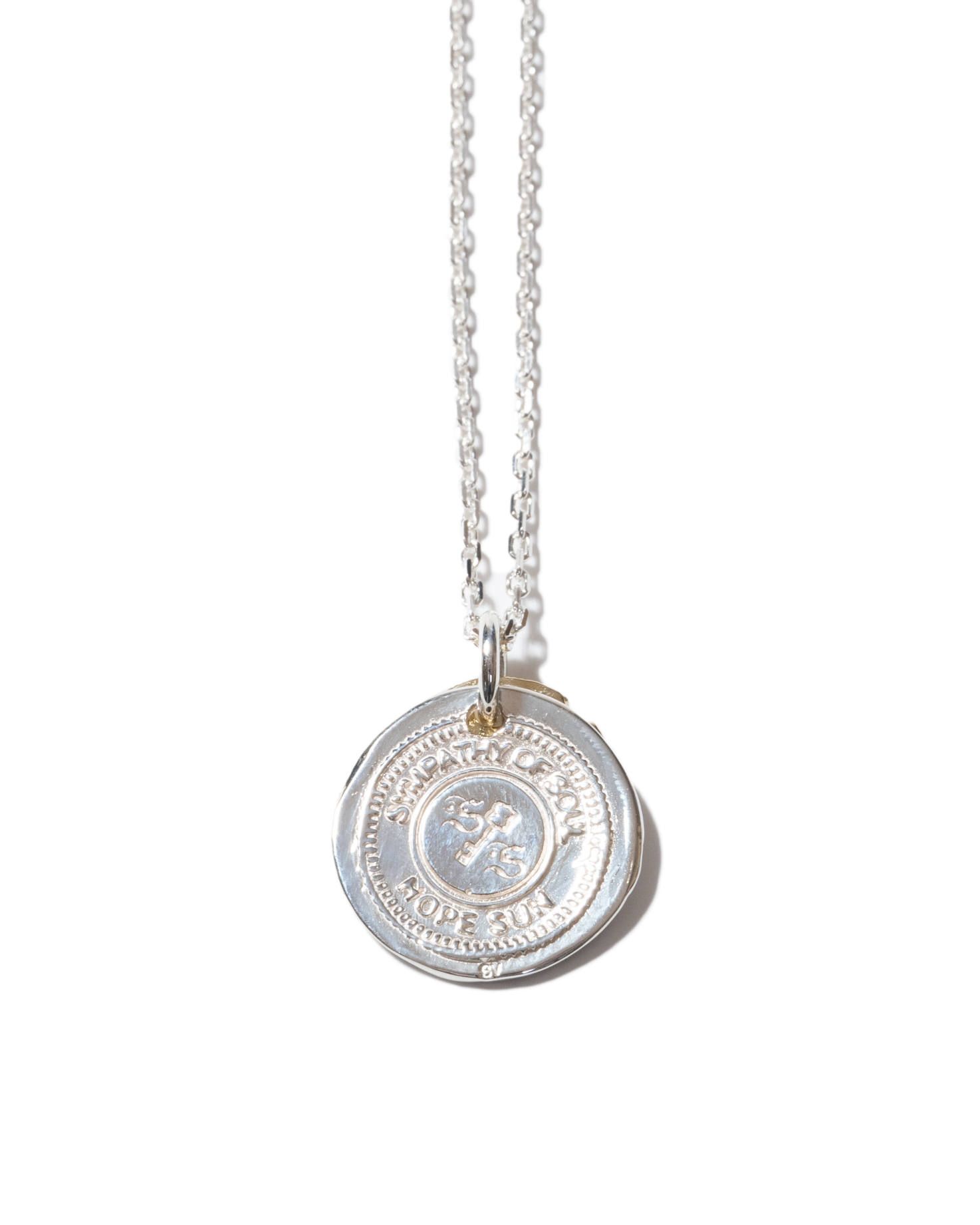 Sympathy of Soul - B.C. Coin Necklace / Good Luck - Silver