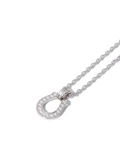 Horseshoe Large Pendant - Silver with/Clear CZ ホースシューラージペンダント（トップのみ）