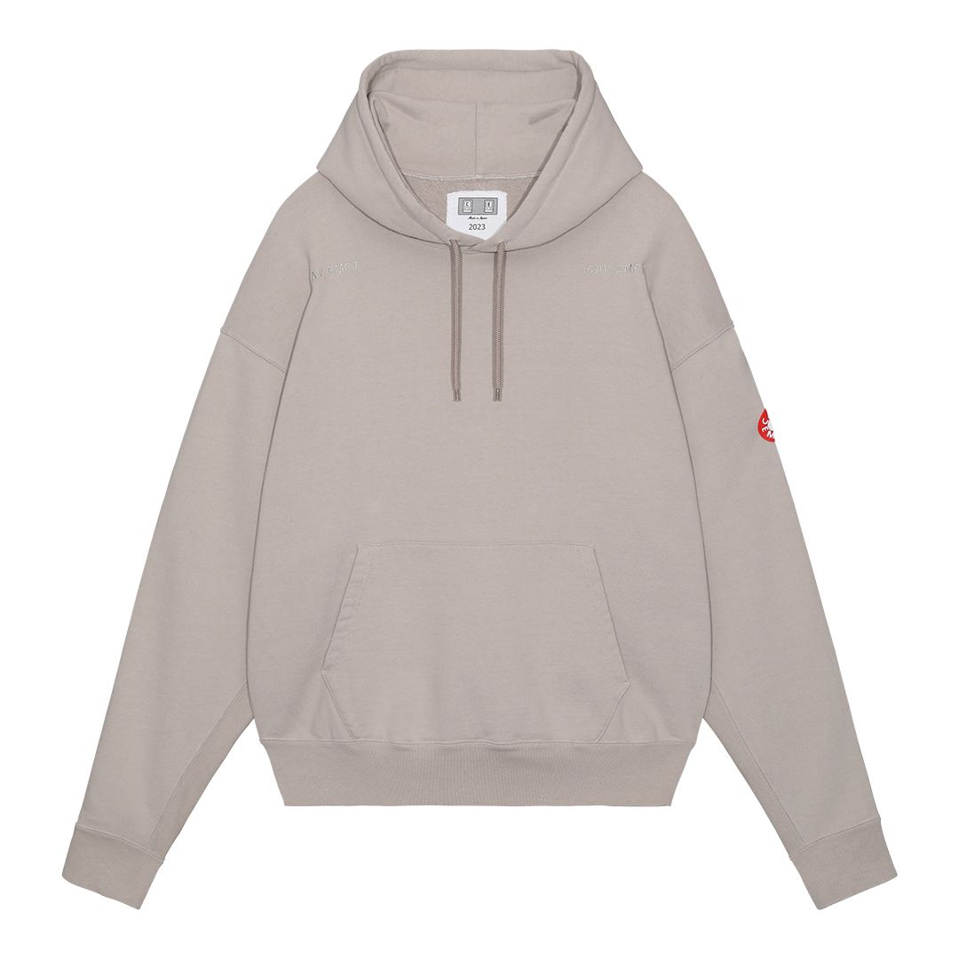 CAVEMPT OVERDYE CUT LINE HEAVY HOODY