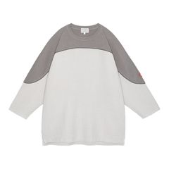 Gauze FB Crew Neck Charcoal