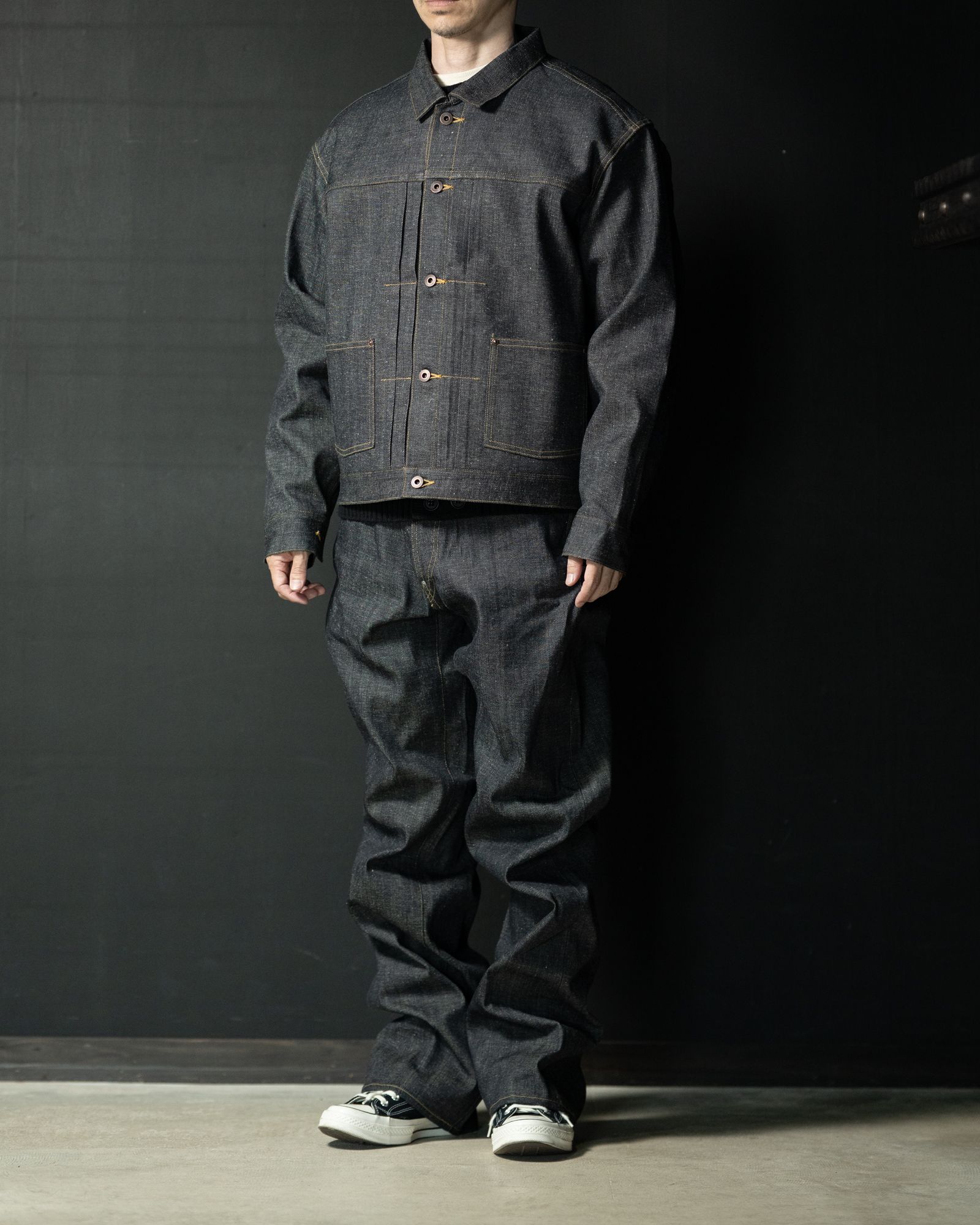 【ラスト1点 42（XL）】LOT.714 Denim Jacket Side Panel - TAIGA TAKAHASHI