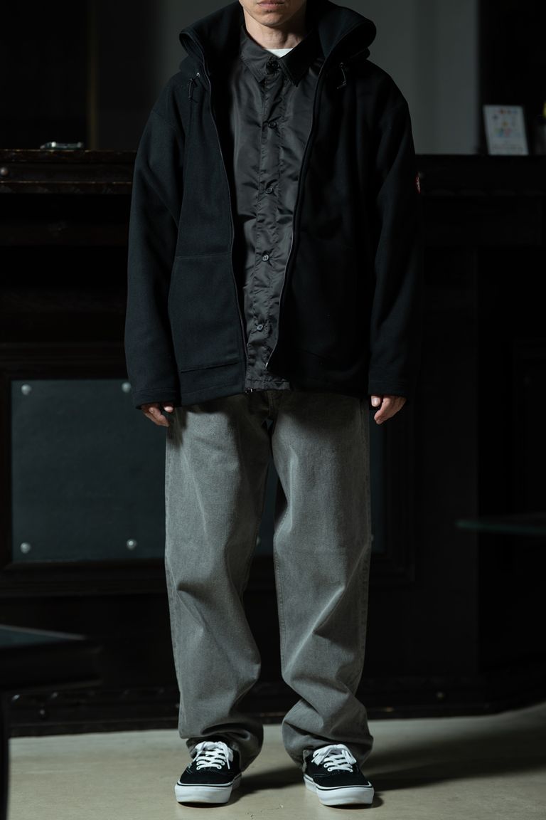 Attached Hood Fleece Layered Style