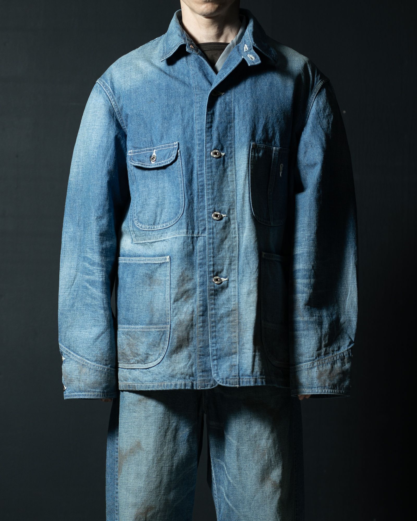 Lot.716 Damaged Coverall Jacket With Chinstrap - TAIGA TAKAHASHI