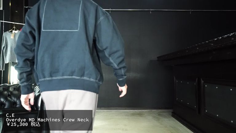 C.E - Overdye MD Machines Crew Neck Black | ALTERFATE