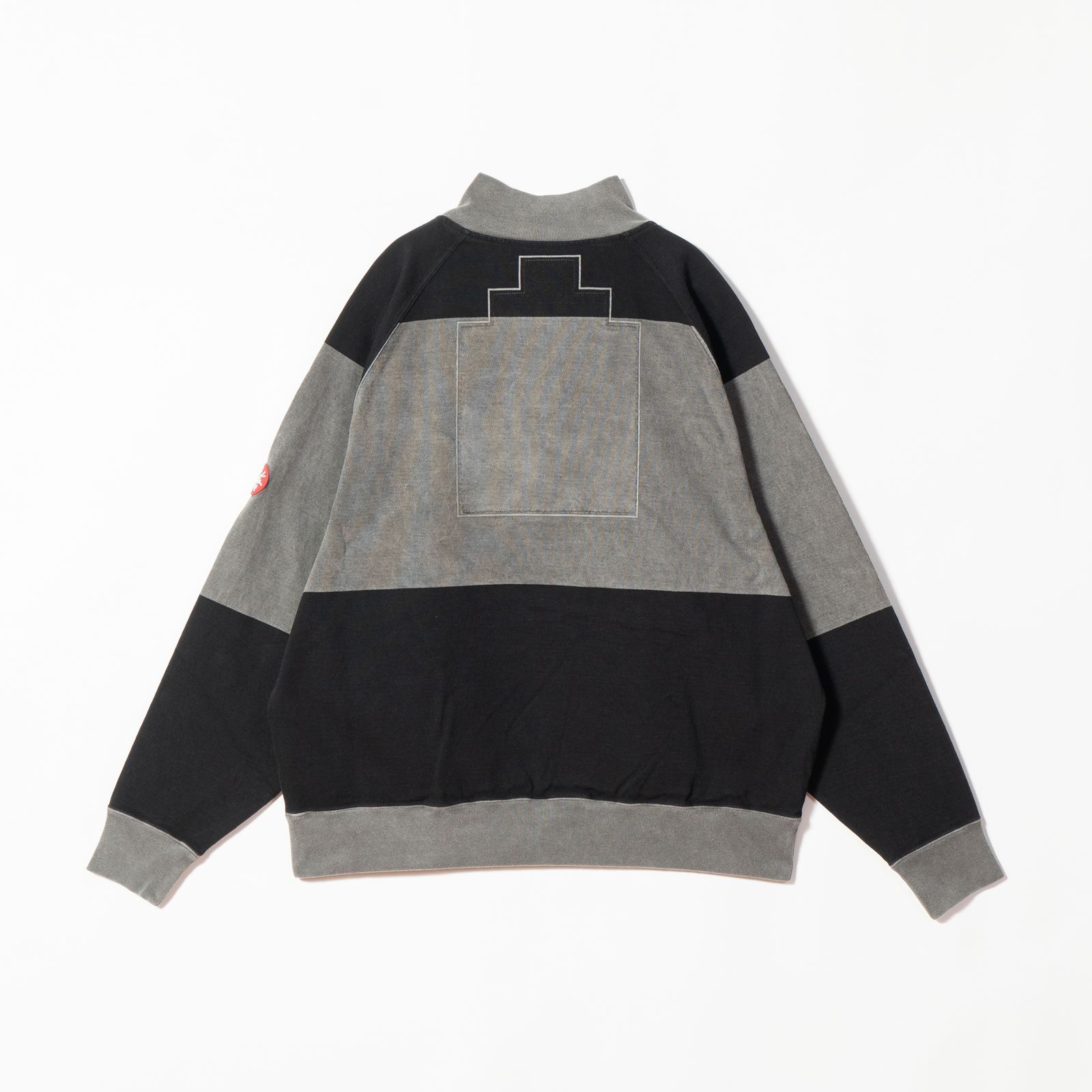 Overdye Stripe Half Zip