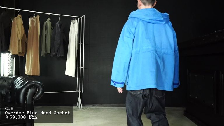 C.E - Overdye Blue Hood Jacket | ALTERFATE