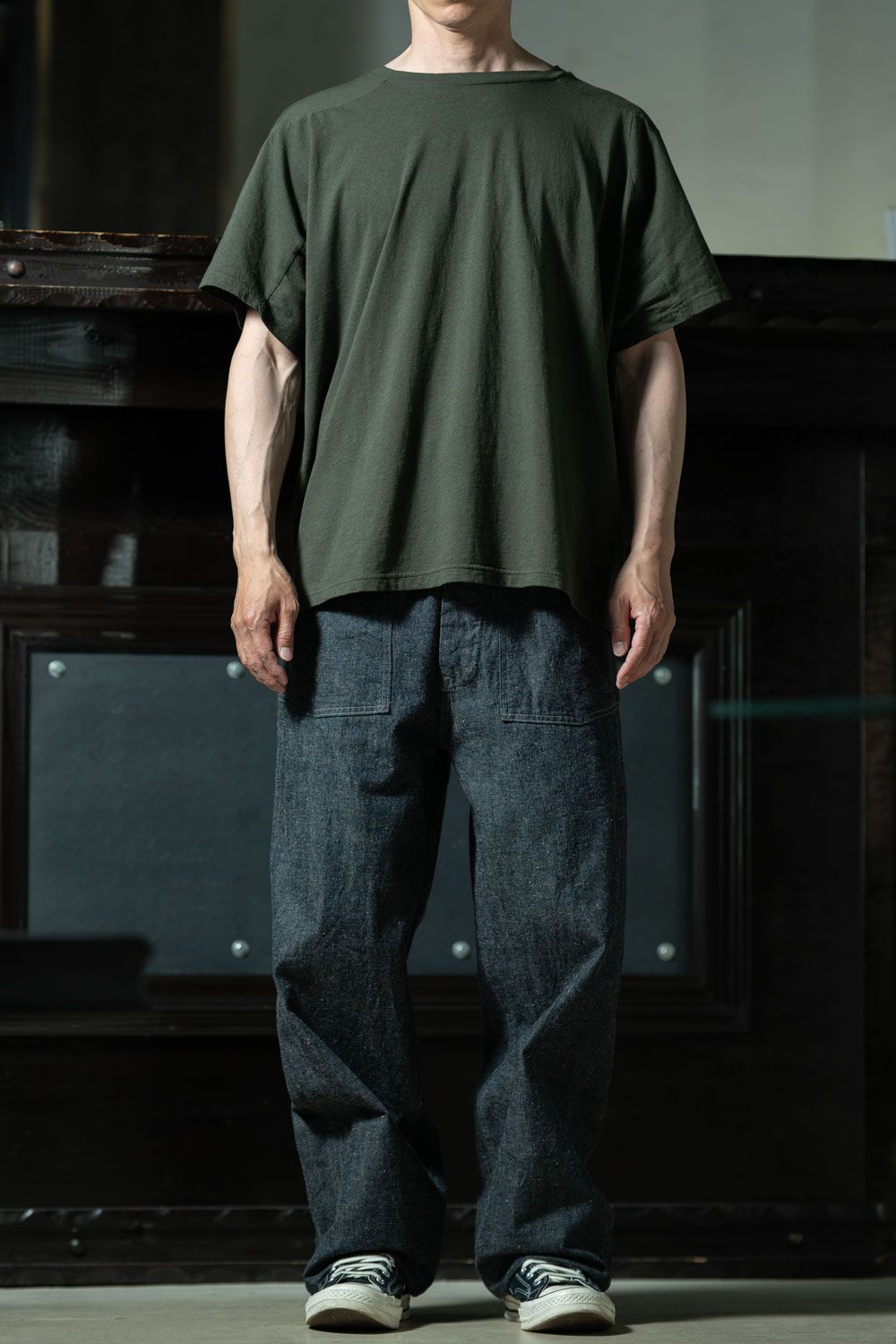 amachi. × T.T｜Fabric Forming Tee ×M-35デニムで組む素材派の夏スタイル