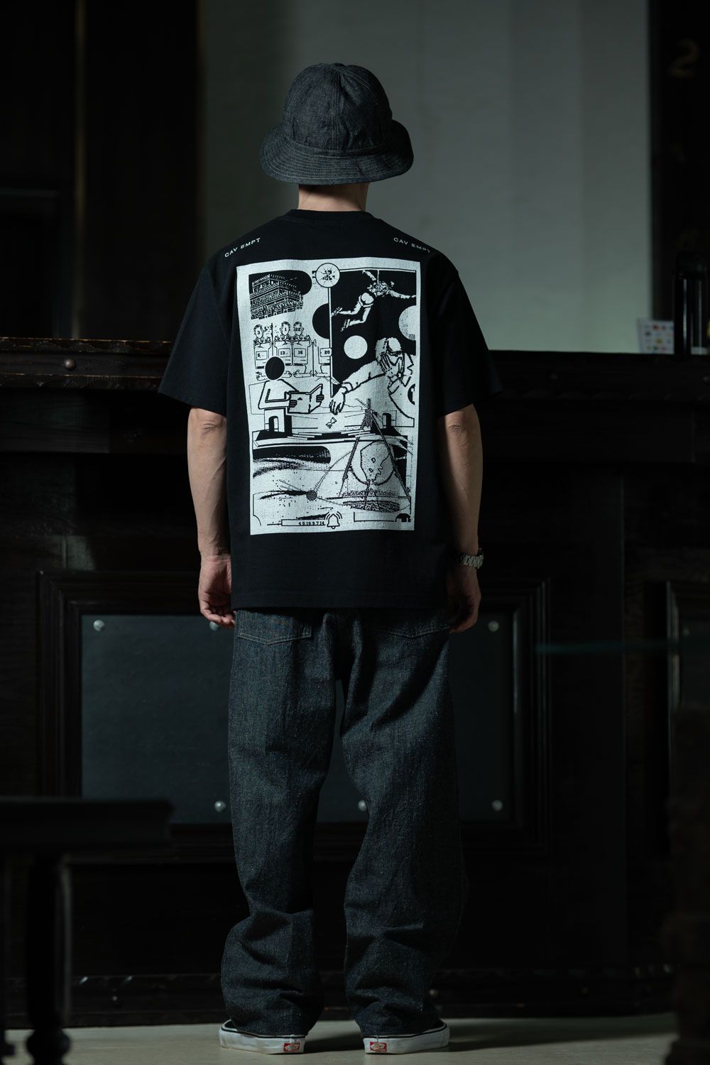 M-35 Indigo Set-Up — T.T Lot.719 U.S.Army M-35 Denim Pants × C.E MD Caveat Aedificator T Black