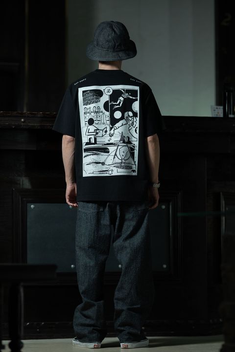 M-35 Indigo Set-Up — T.T Lot.719 U.S.Army M-35 Denim Pants × C.E MD Caveat Aedificator T Black