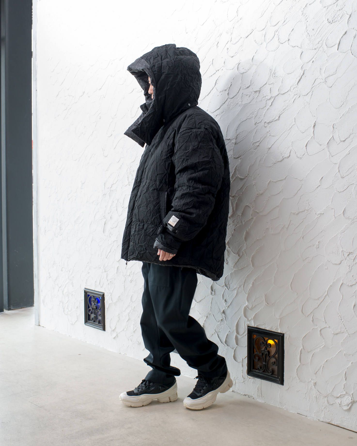 FACETASM 19AW WRINKLED WOOL PANTS しわ加工 FACETASM 19AW WRINKLED WOOL PANTS しわ加工
