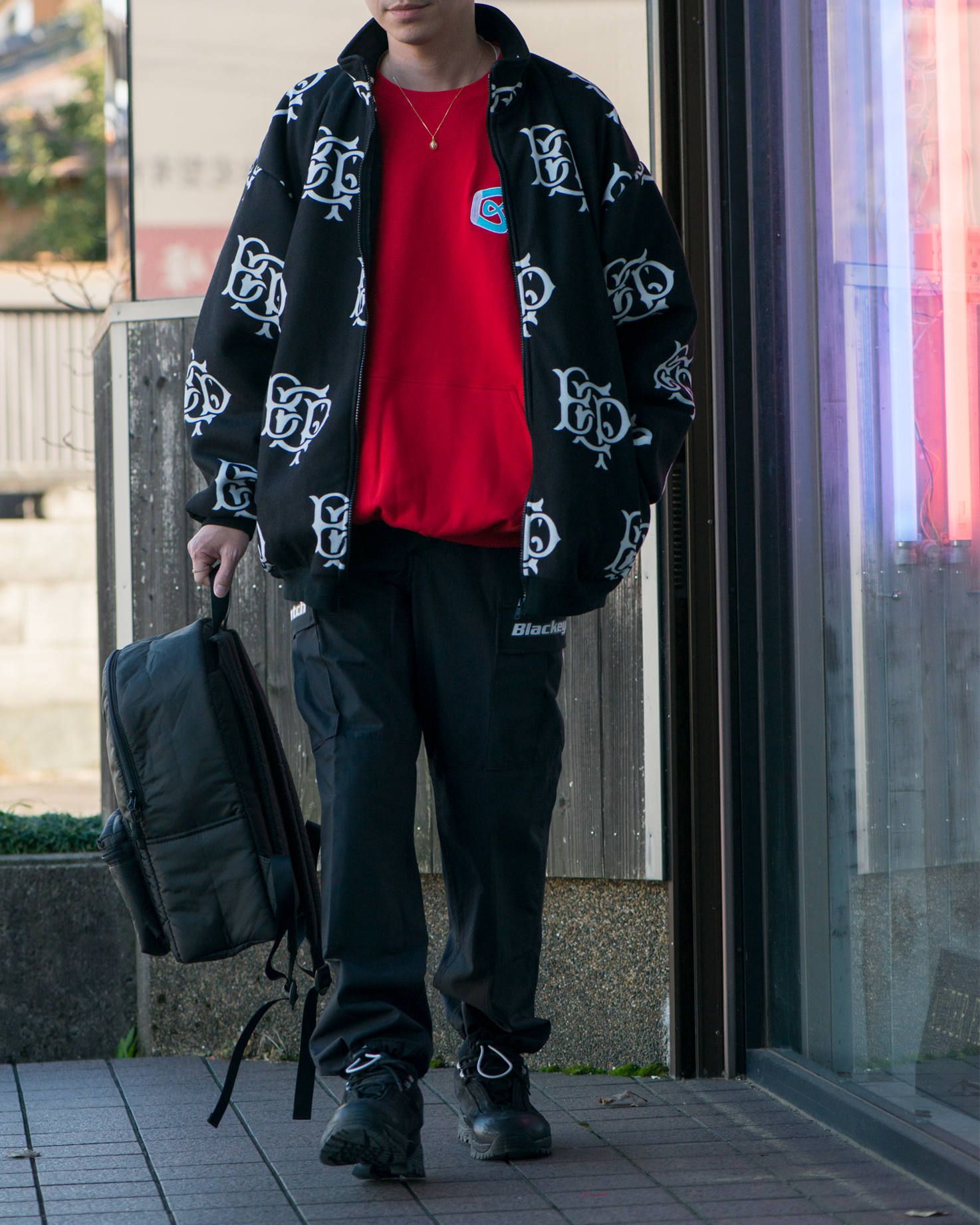 BlackEyePatch Emblem fleece jacket BLACK | 846 | ALTERFATE