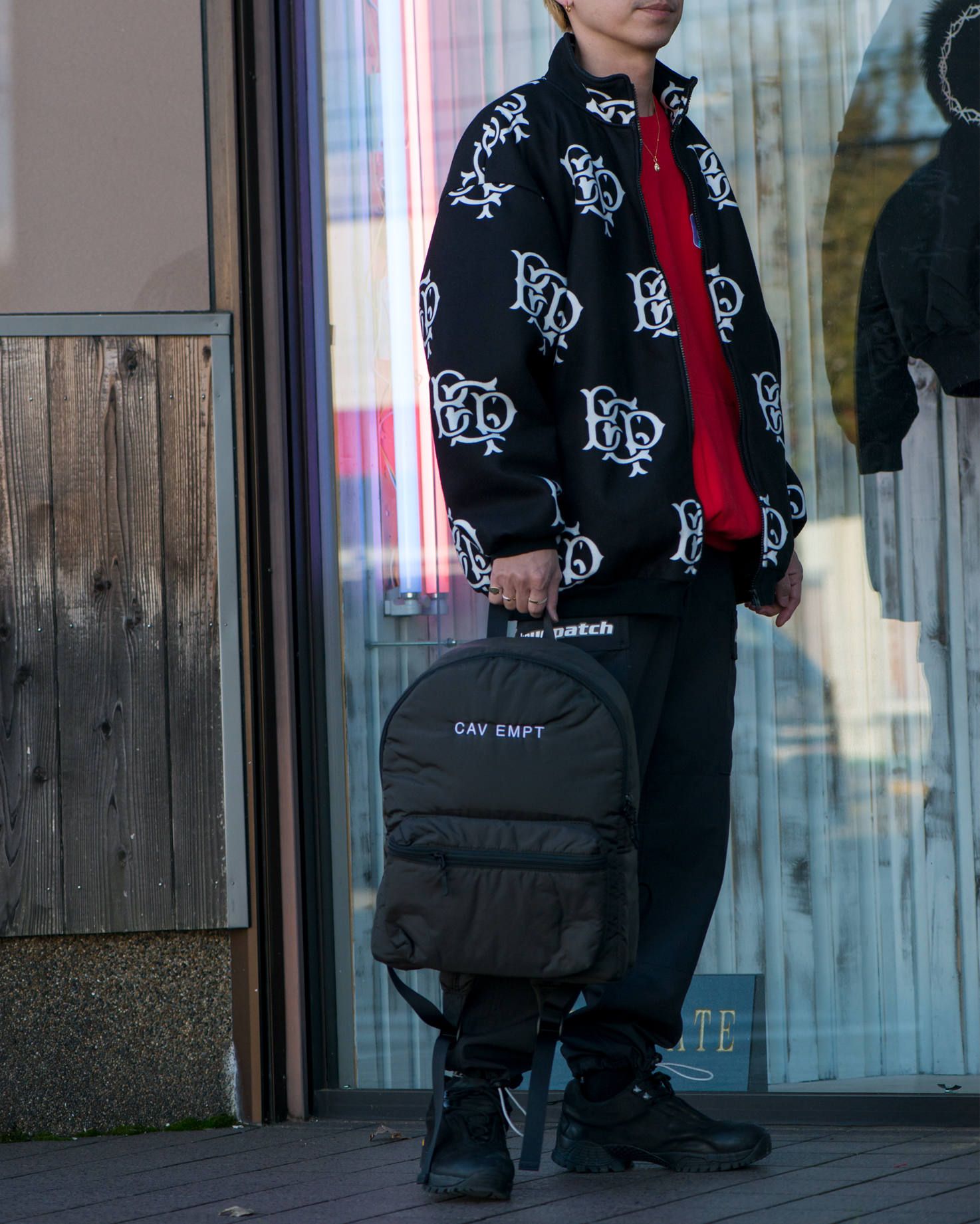BlackEyePatch Emblem fleece jacket BLACK | 846 | ALTERFATE