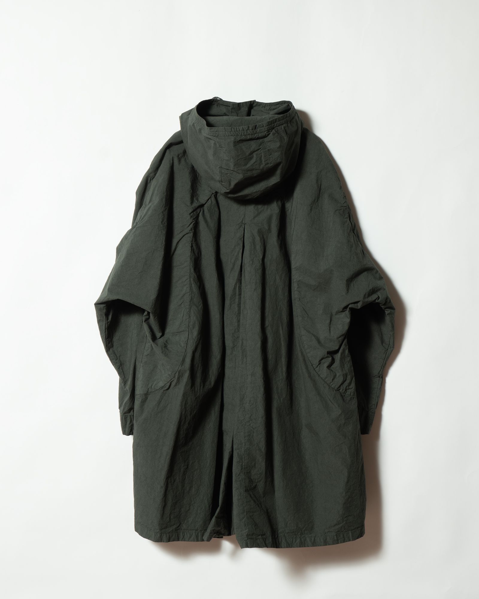 Fabric Forming Field Coat Green Gray