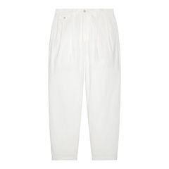 Two Tuck Pants White