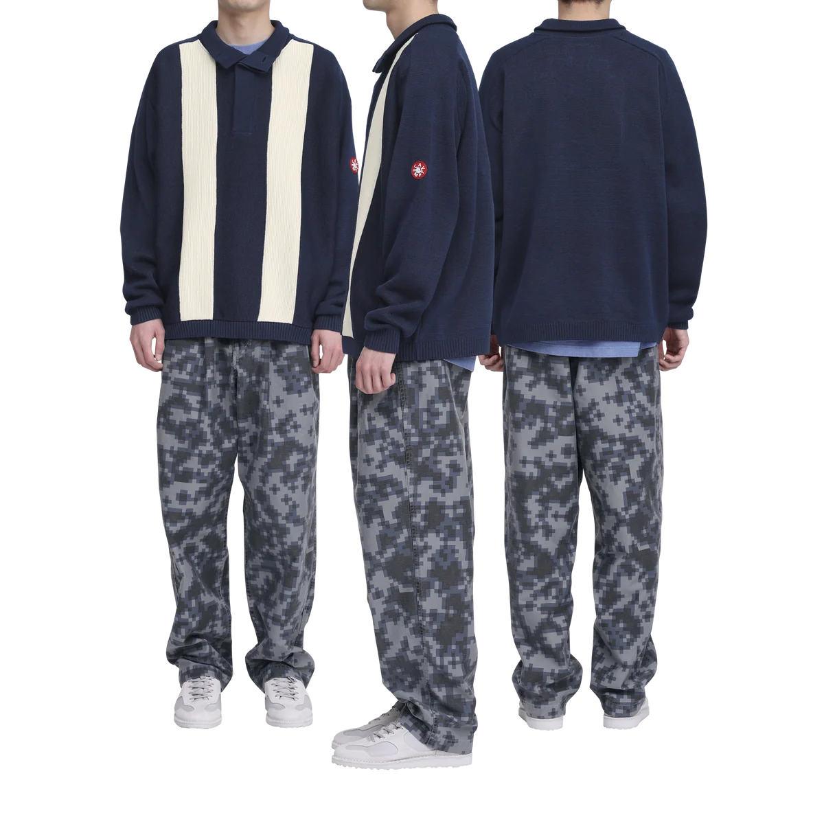【ラスト1点（M）】Half Button Up Knit