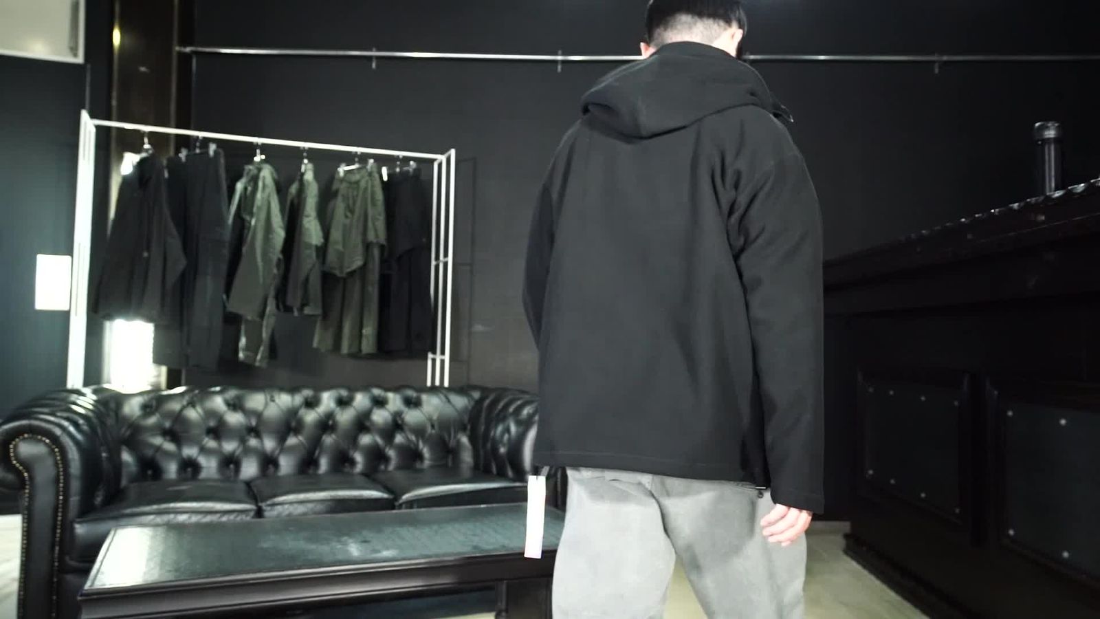 C.E - Attached Hood Fleece Zip Up | ALTERFATE