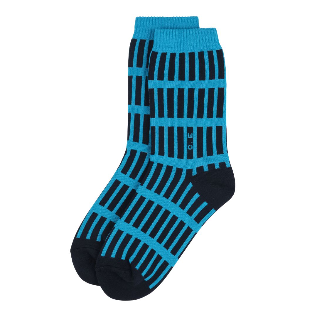 Structure Socks Blue