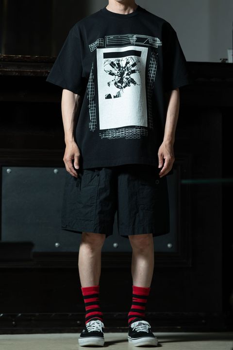 amachi. Field Work Shorts × C.E Hrc T、差し色レッドソックスで遊ぶ夏のショーツスタイル