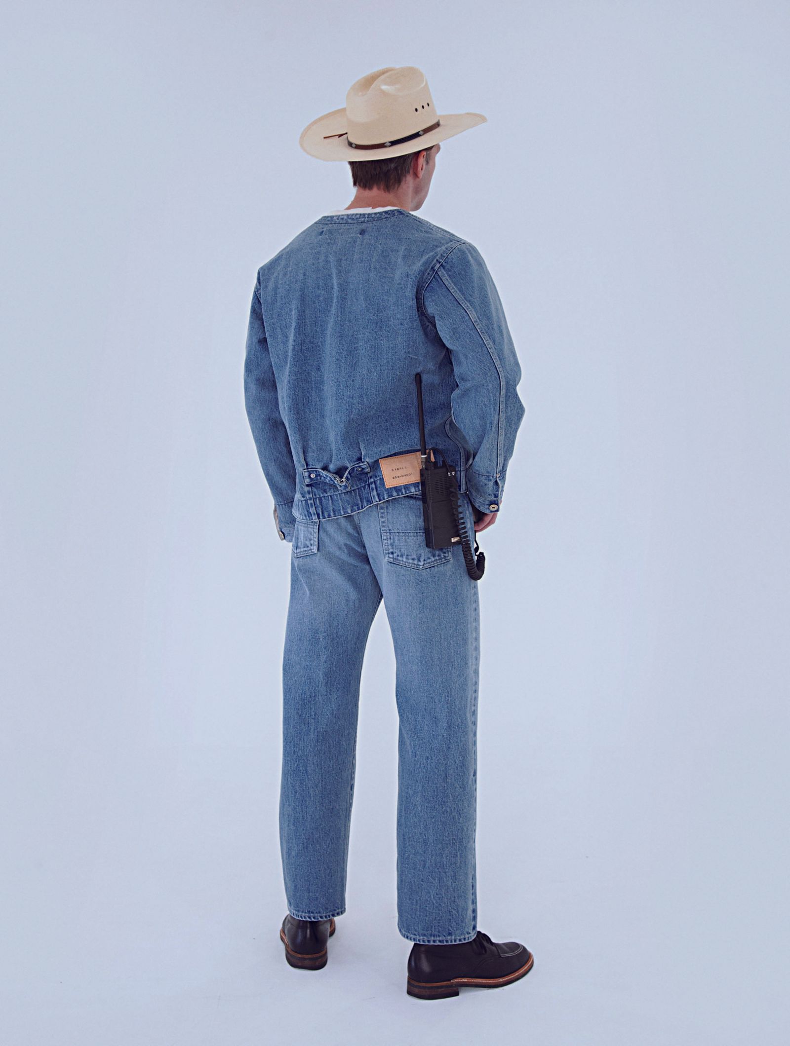 253-03001 DENIM PANTS #01Indigo Washed