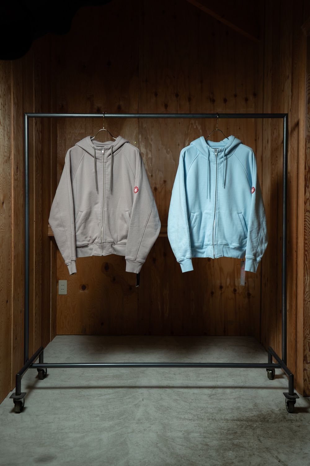 C.E Solid Big Heavy Zip Hoody