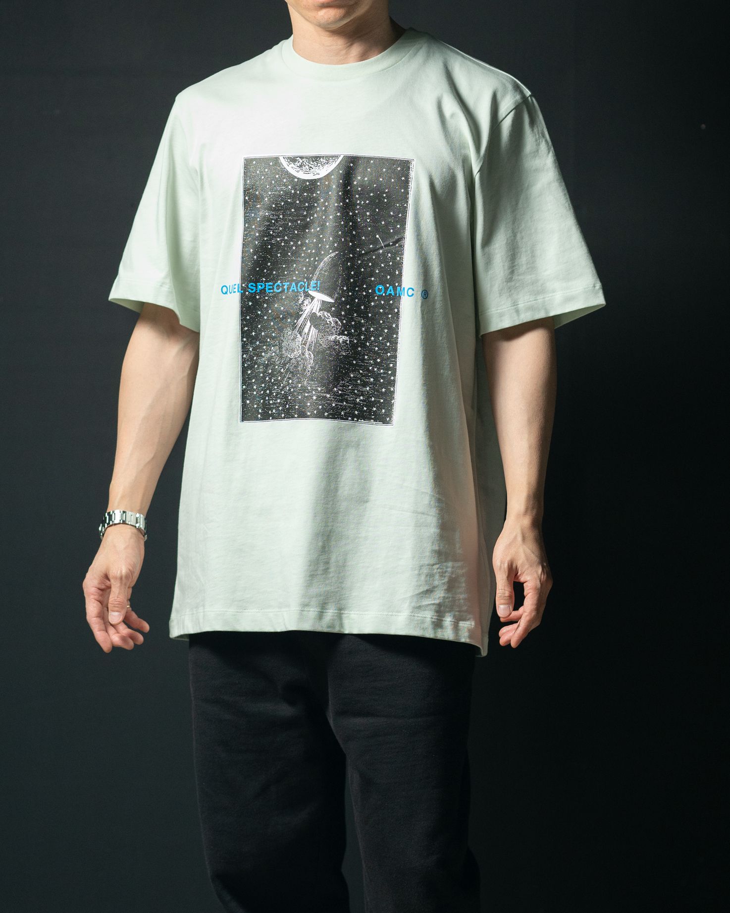 OAMC/半袖Tシャツ/プリント/黒/S elc.or.jp