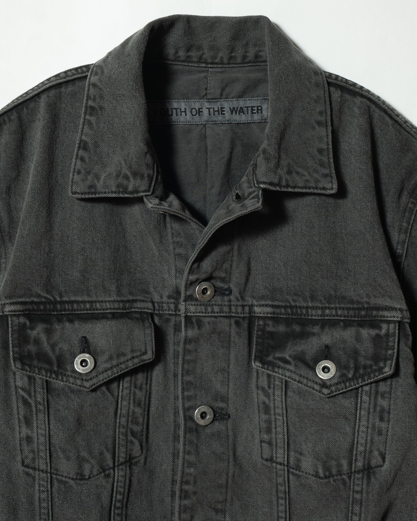 261-02007 Denim Jacket Chacoal