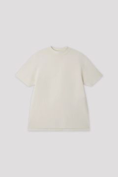 【ラスト1点（L（5））】Garter Mockneck Short Sleeve Tee Shirt