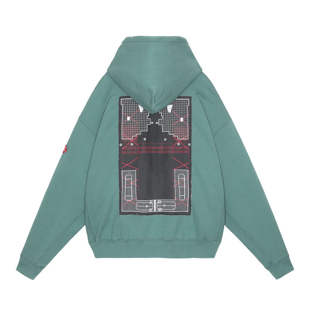 C.E - Washed District Patch Heavy Hoody | ALTERFATE