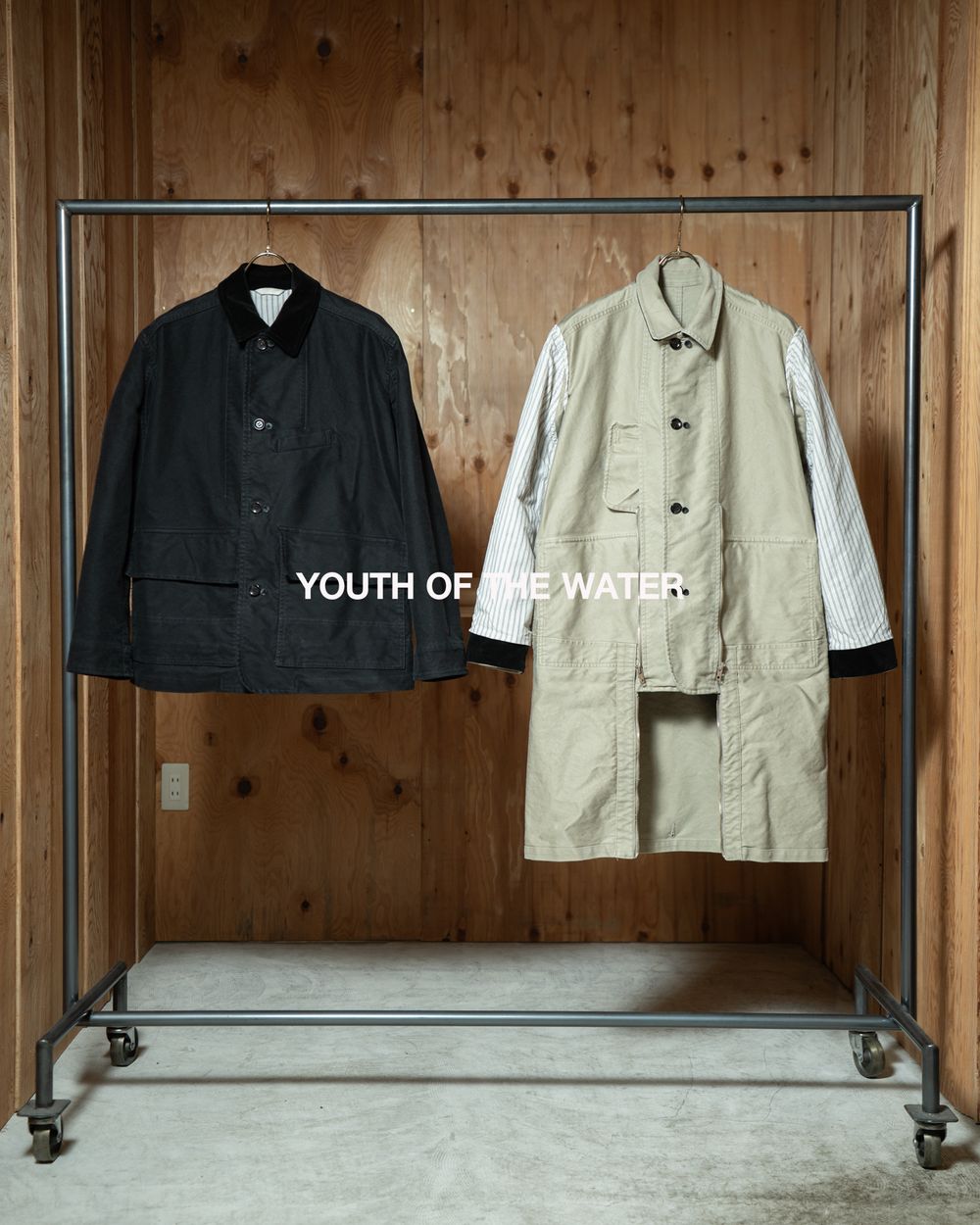YOUTH OF THE WATER（ユースオブザウォーター）262-02002 BLOUSON｜コートにもなるリバーシブルのハンティングジャケット
