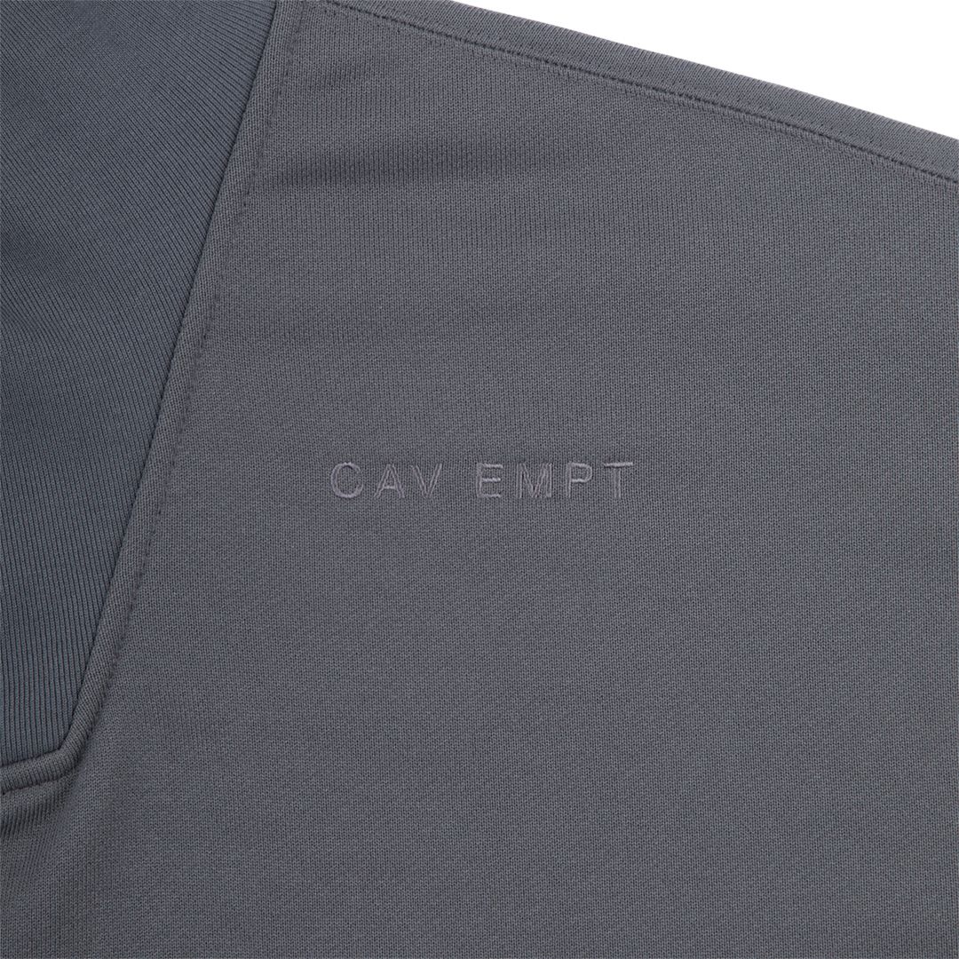 PE Jersey Short Sleeve Half Zip Charcoal