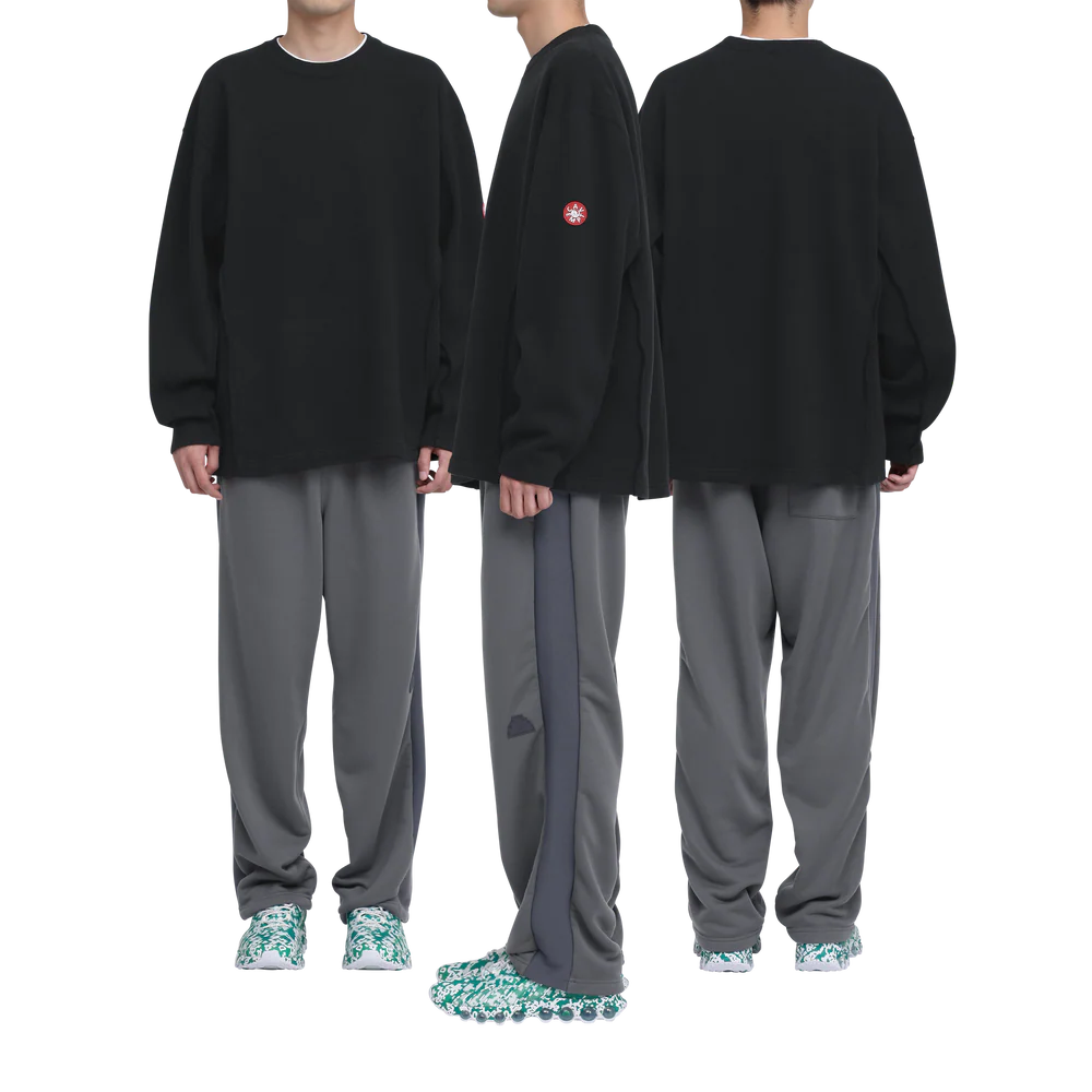 PE Jersey Jog Pants Charcoal