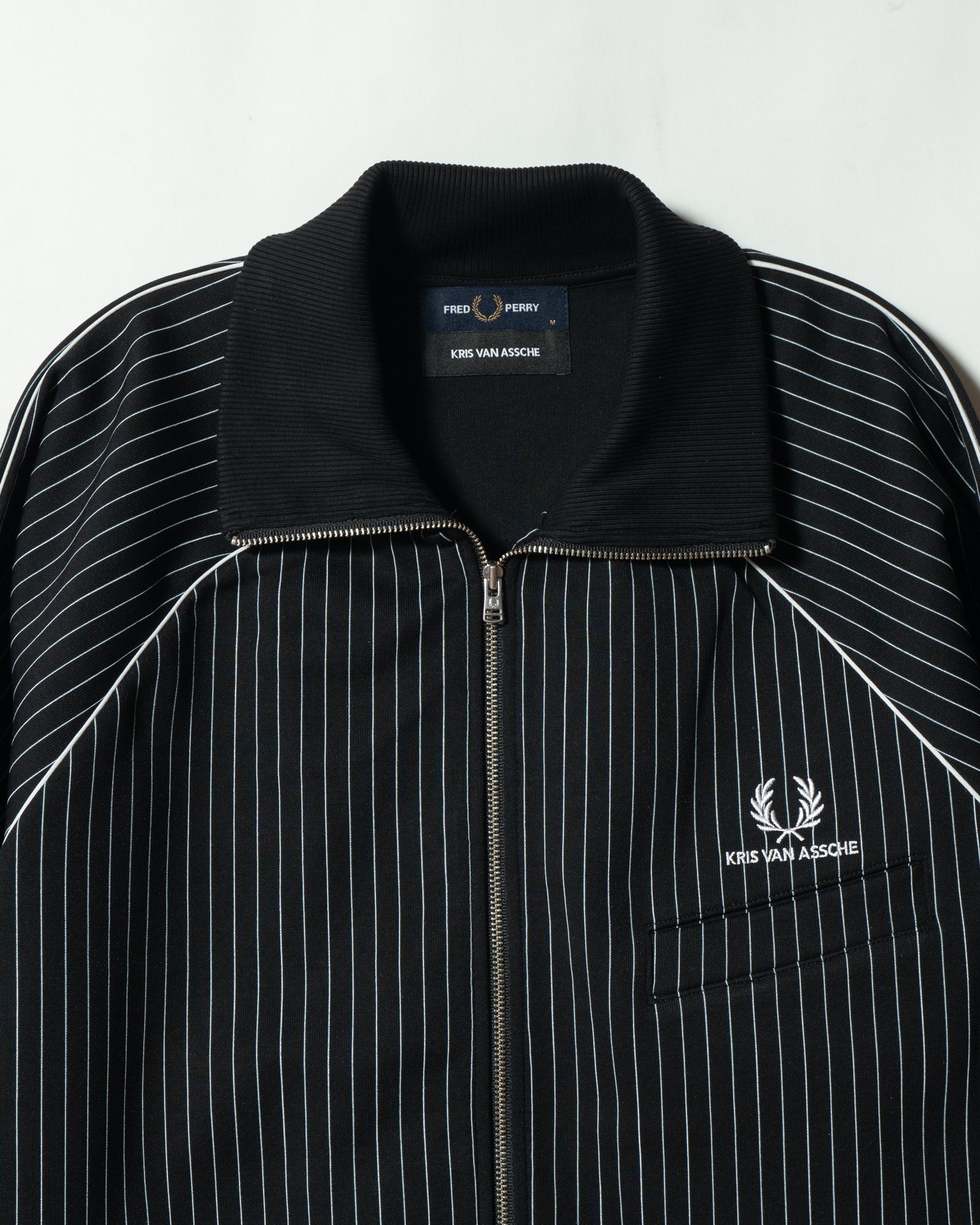 Pinstripe Track Jacket