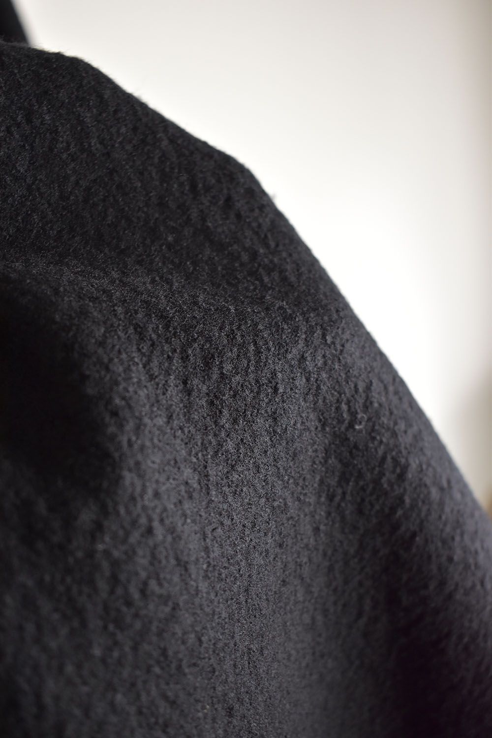 High Neck Long Pullover"Black"/ ハイネックロングプルオーバー"ブラック"