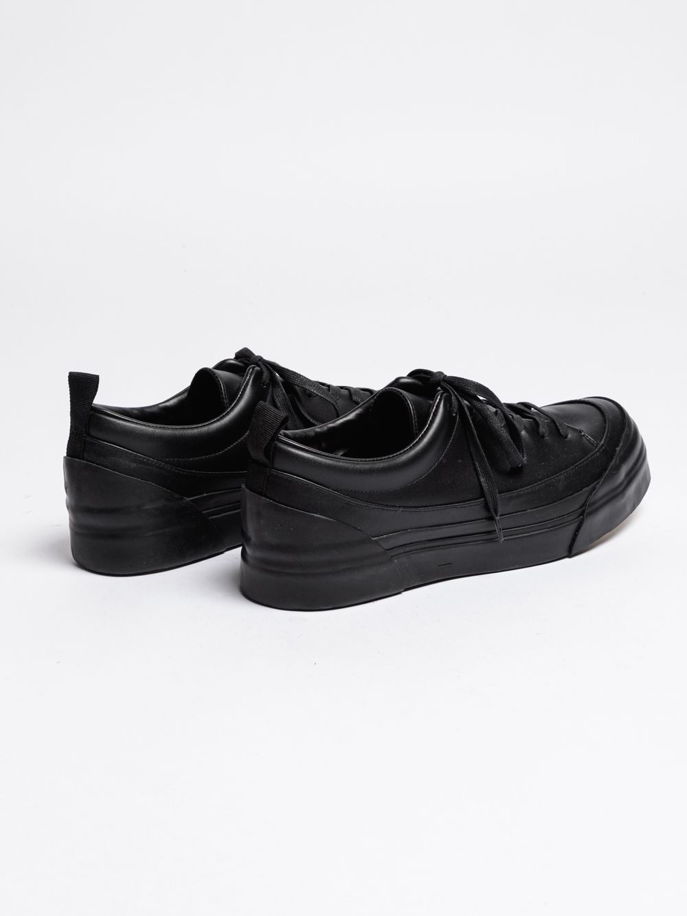 Low Cut Leather Sneakers"Black"/ローカットレザースニーカー"ブラック"