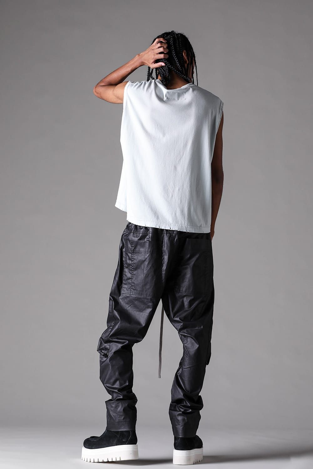 《2027SS先行予約》AFRGMNT Short Tank "Burnt Black / Ecru / Smoky Indigo / Ash Mint " / AFRGMNT ショートタンク"バーントブラック / エクリュ /スモーキーインディゴ /アッシュミント"