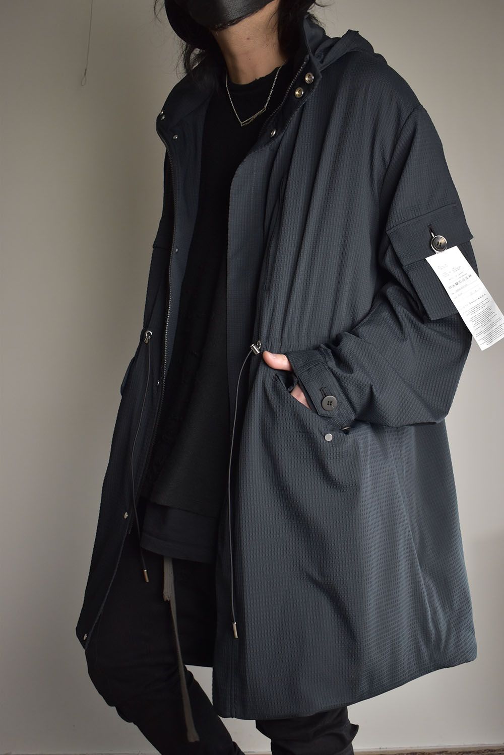 Fish Tall Coat"Black" / フィッシュテールコート"ブラック"