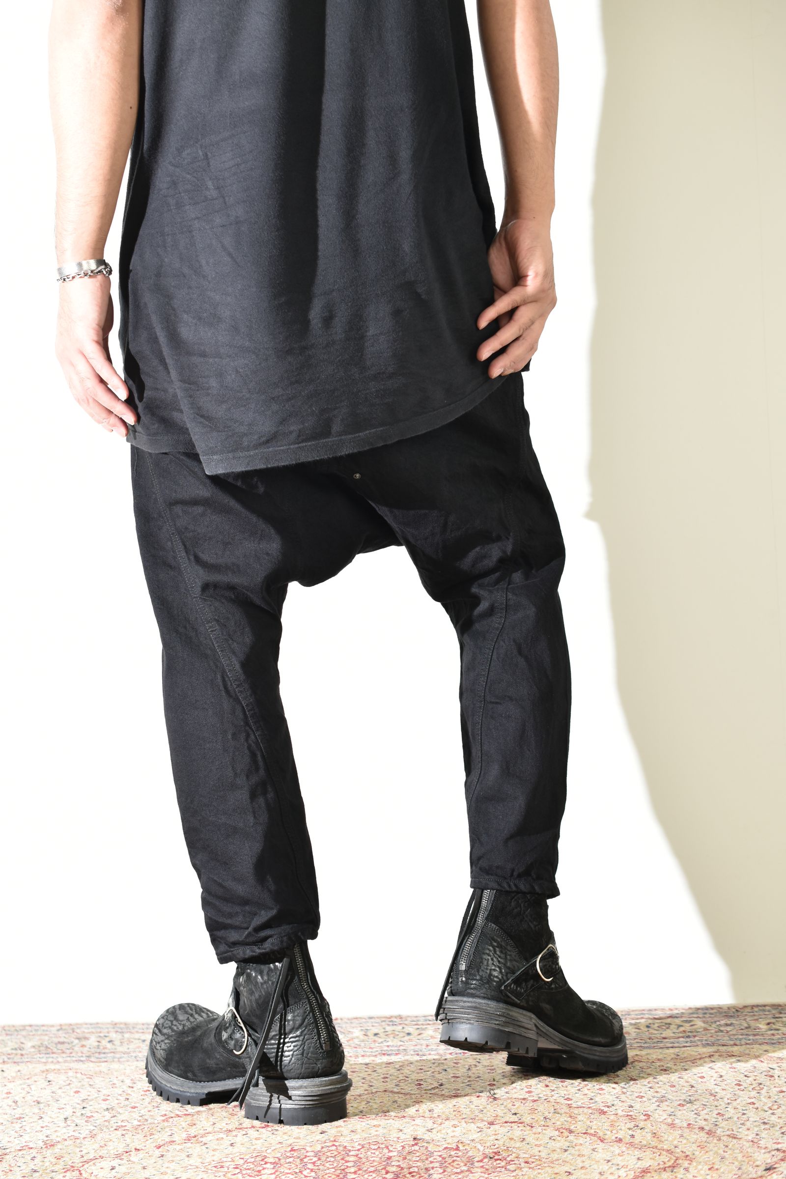 Sarrouel Denim Pants "Black" / サルエルデニムパンツ "ブラック"