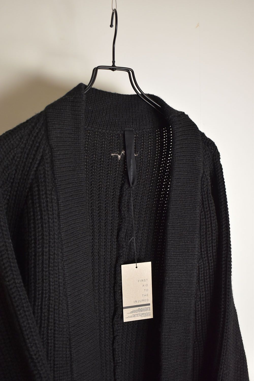 Knit Long Cardigan"Black"/ニットロングカーディガン"ブラック"