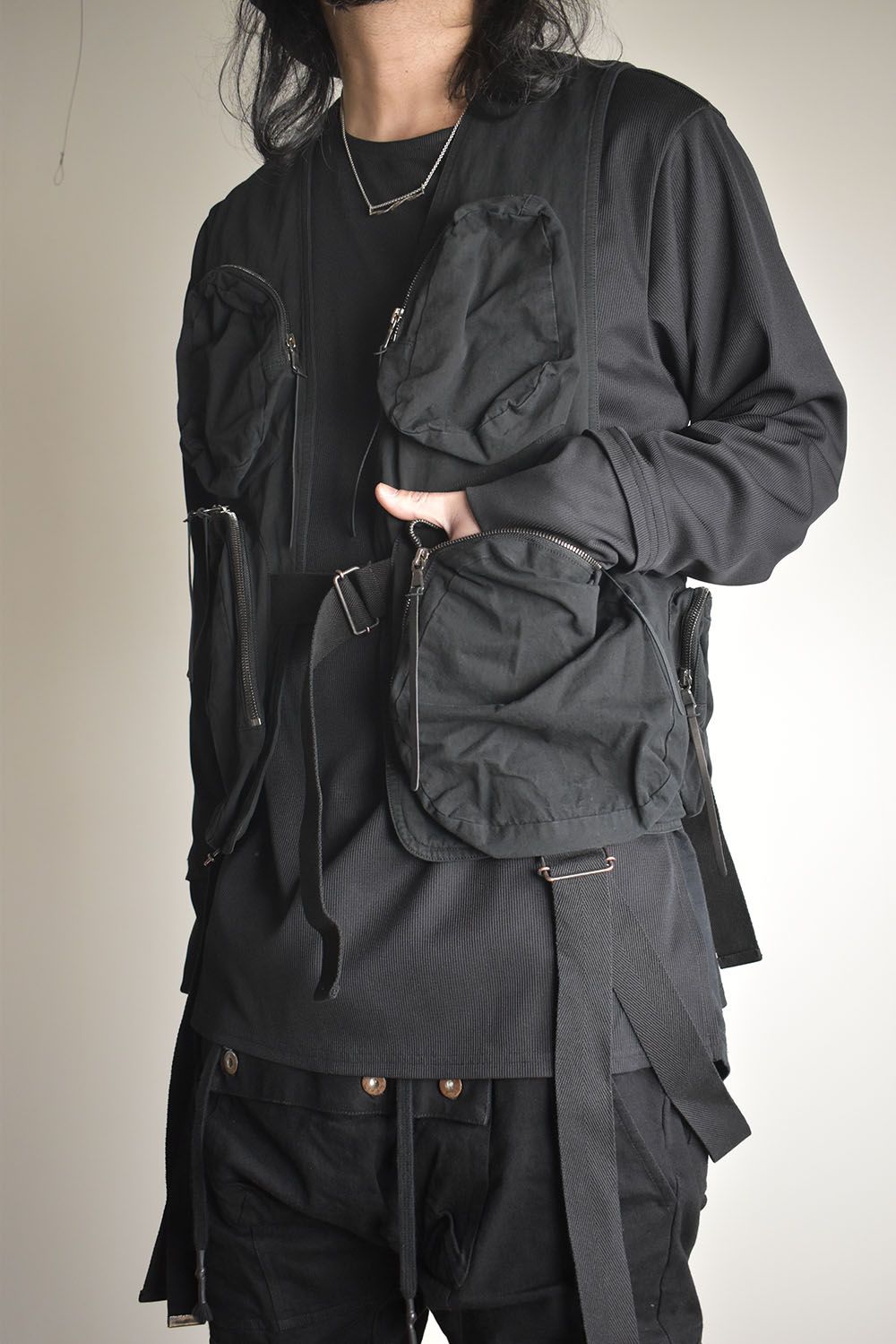Cotton Twill Tactical Vest "Black" / 綿ツイルタクティカルベスト"ブラック"