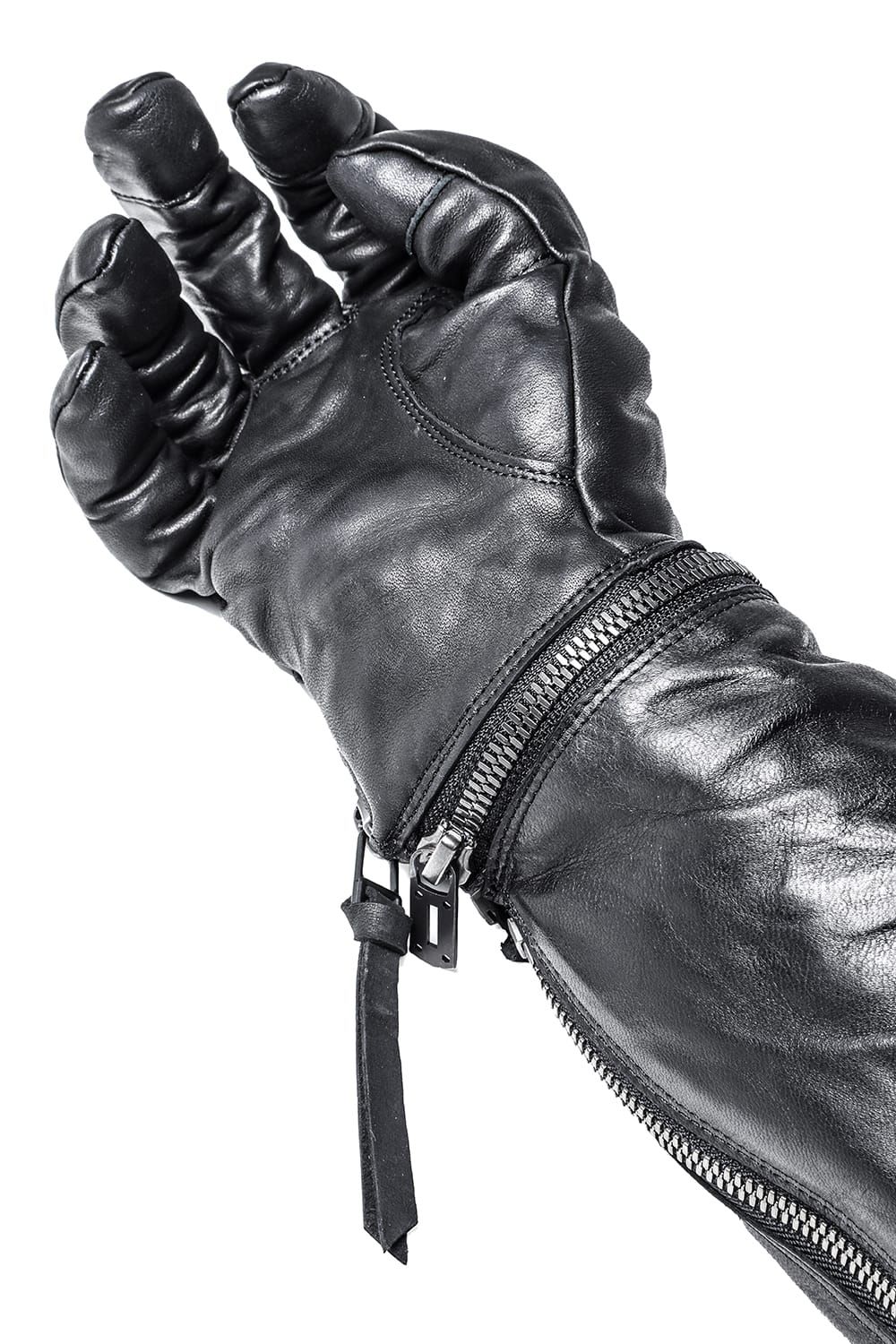 "TVA"Collaboration Horse Leather Long Glove "Black" / The viridi-anneコラボレーションホースレザーロンググローブ"ブラック"