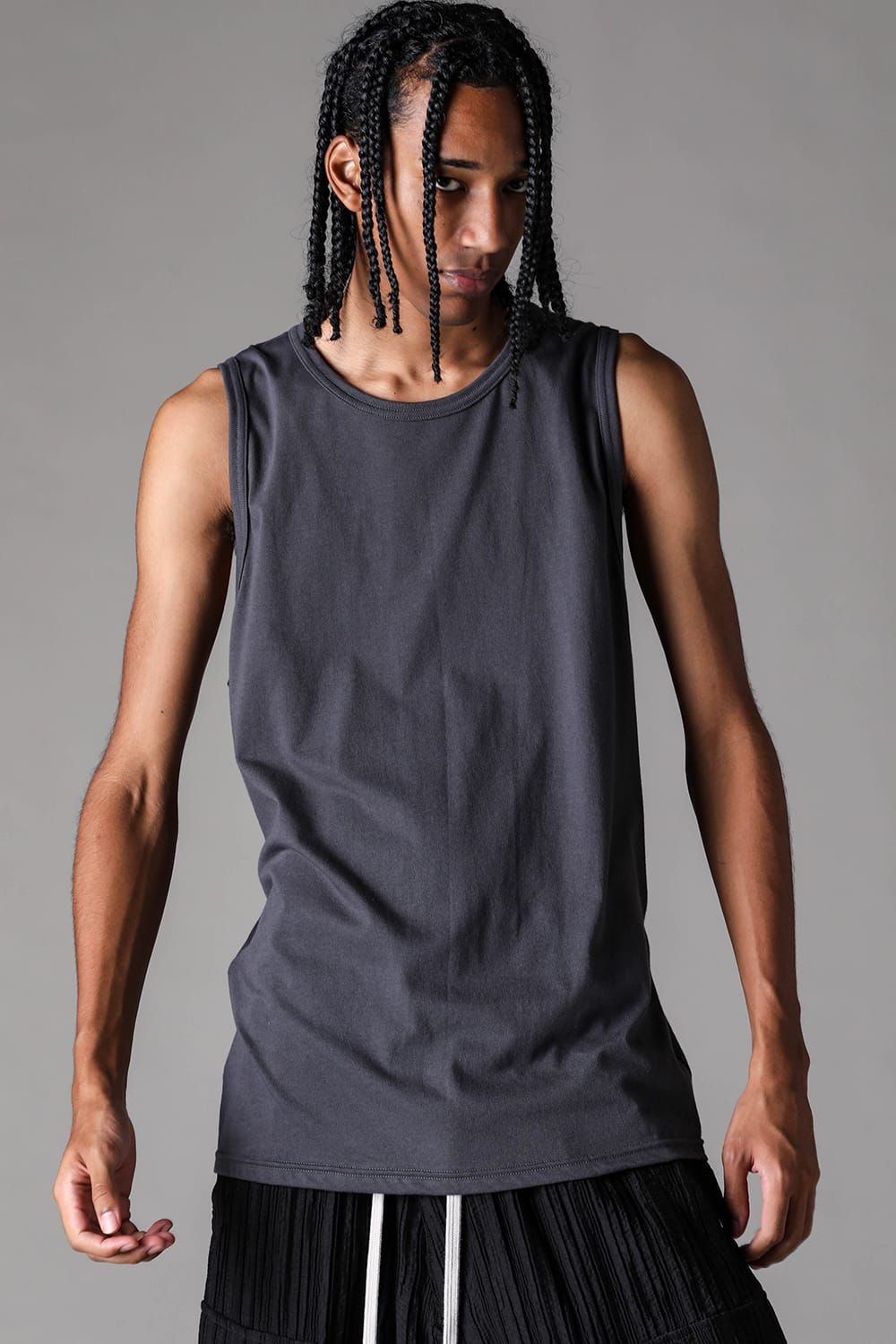 《2027SS先行予約》Regular  Tank Top"Black / Ivory / Grey / Greige" / レギュラータンクトップ "ブラック / アイボリー /グレー / グレージュ"