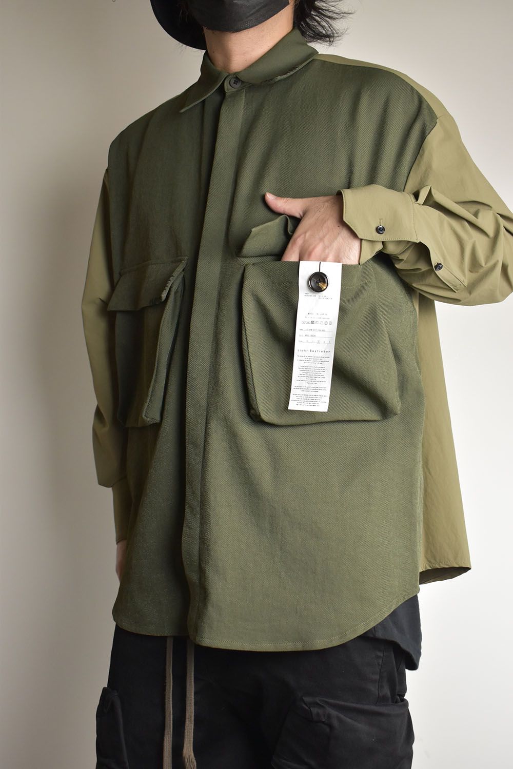 Shirts Jacket"Moss Green"/シャツジャケット"モスグリーン"