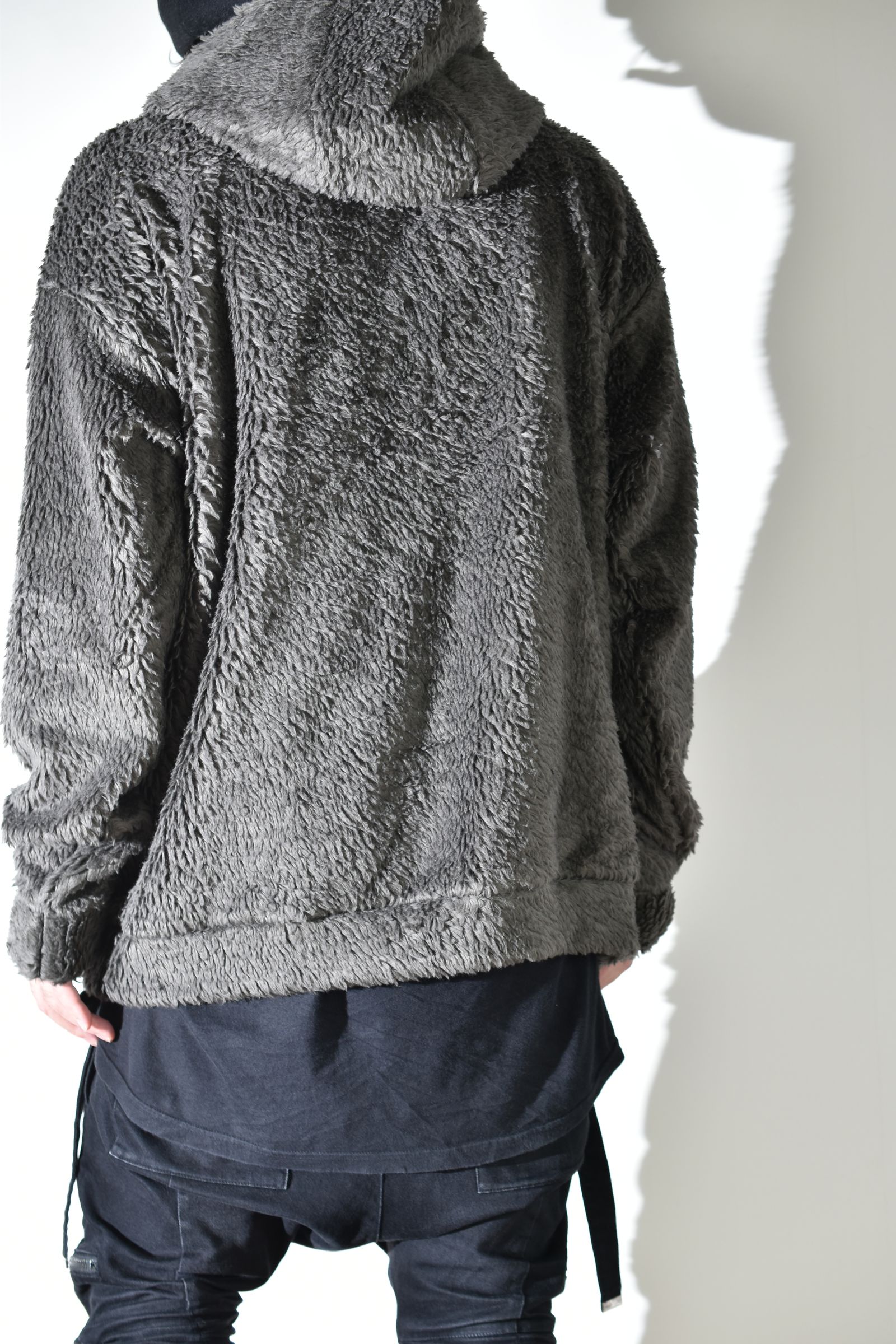 Oversized Pullover Hoodie "Charcoal" / オーバーサイズプルオーバーフーディ"チャコール"