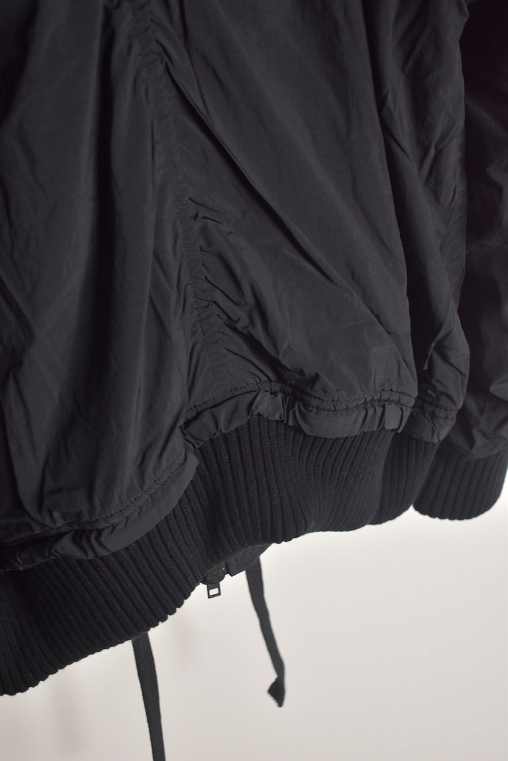 Over Sized Bomber Jacket"Black" / オーバーサイズボンバージャケット"ブラック"