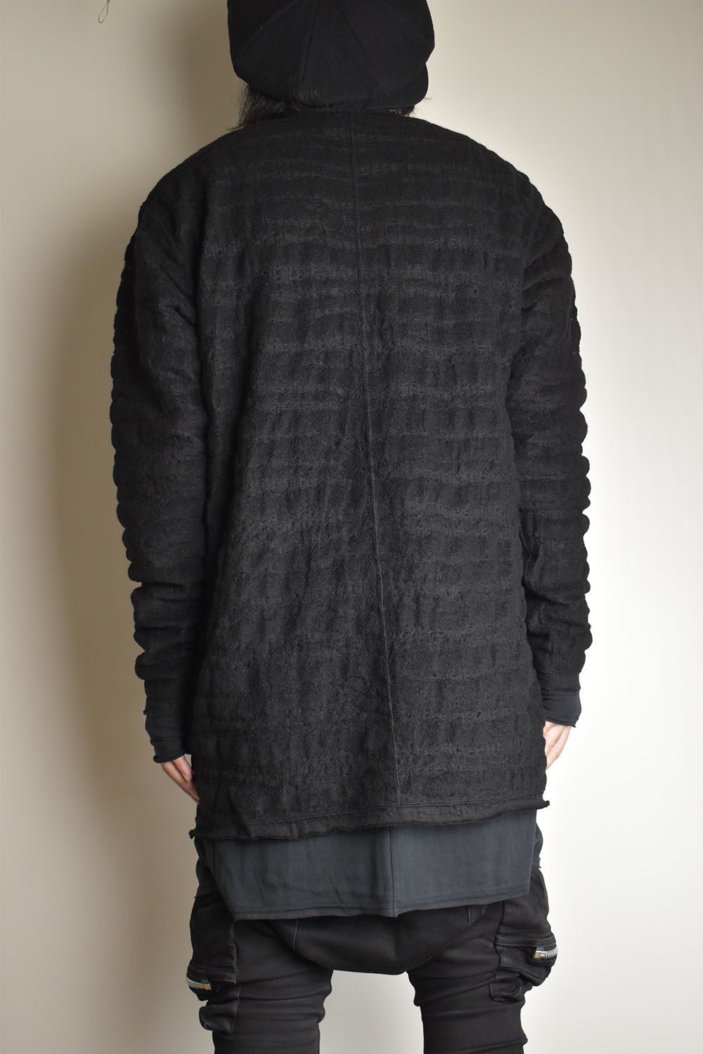 OVERSIZED LAYERED LONG SLEEVE T SHIRT"Black"/オーバーサイズドレイヤードロングスリーブTee"ブラック"