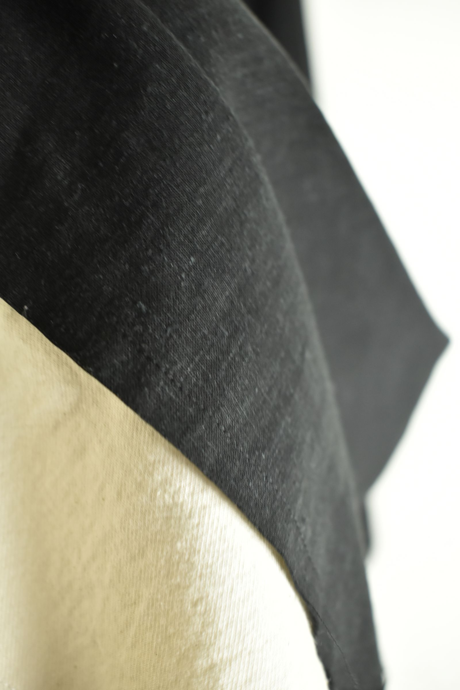 Layerd Easy Half Pants"Black" / レイヤードイージーハーフパンツ"ブラック"