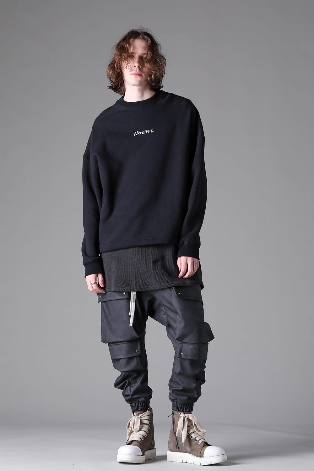 《2026AW先行予約》Printed Over Size Pullover "Black" / プリントオーバーサイズプルオーバー"ブラック"