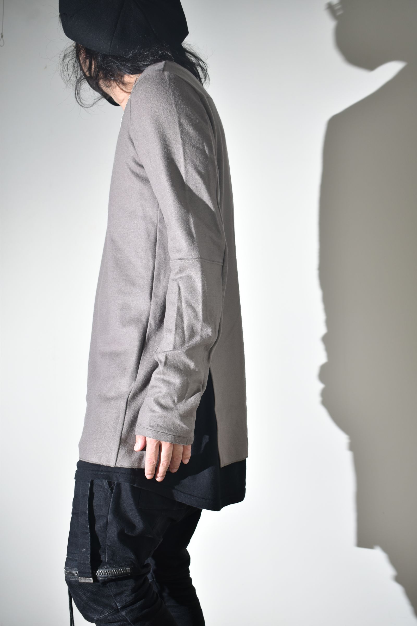 基層 Long Sleeve_01 "Greige" / 基層ロングスリーブ"グレージュ"